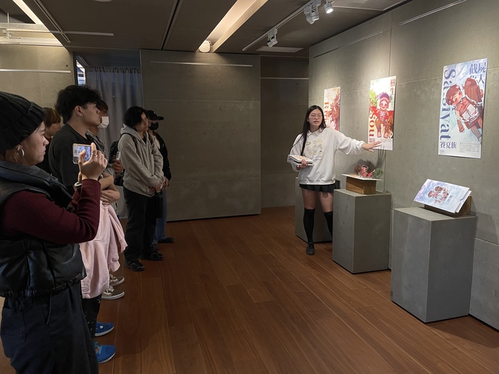 視傳研生－梁躍齡《原來：臺灣原住民創世神話》－ 原資中心參訪圖片