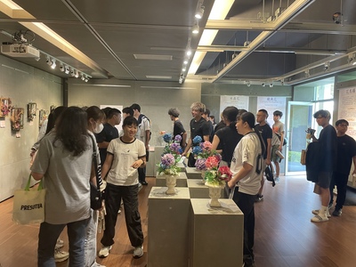 不凋花裝置藝術-運休系參訪圖片