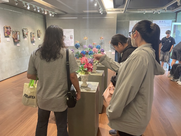 不凋花裝置藝術-運休系參訪圖片